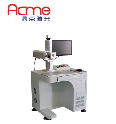 20W Fiber Laser leturgröftur vél